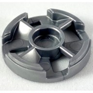 Lego zbraň disk, stříbrná (40598a FLAT SILVER)